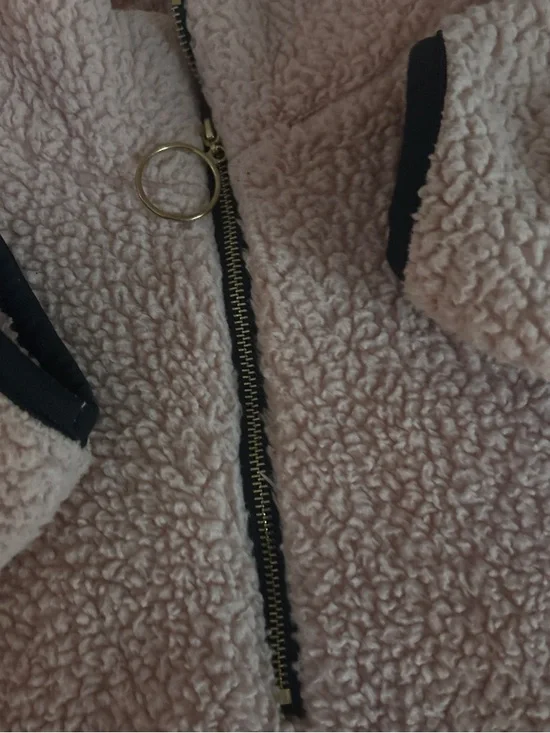 Cozy Sherpa Half-Zip Pullover - Beige - Picture 2 of 4